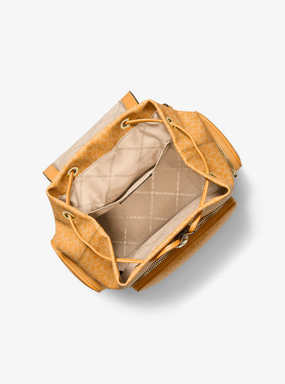 Merritt Small Signature Logo Cargo Backpack Radiant Orange Radiant Orange