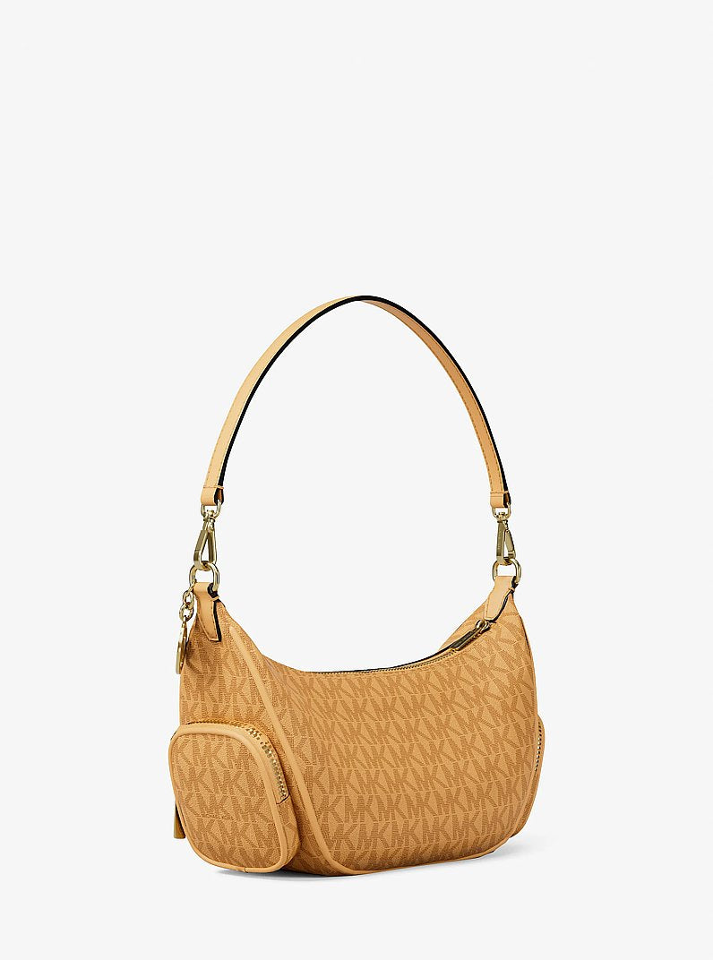 Merritt Small Signature Logo Convertible Shoulder Bag Honeywheat Honeywheat