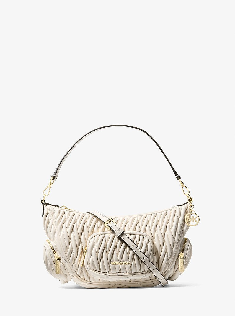 Merritt Matelasse Convertible Crossbody Bag Lt Cream Lt Cream