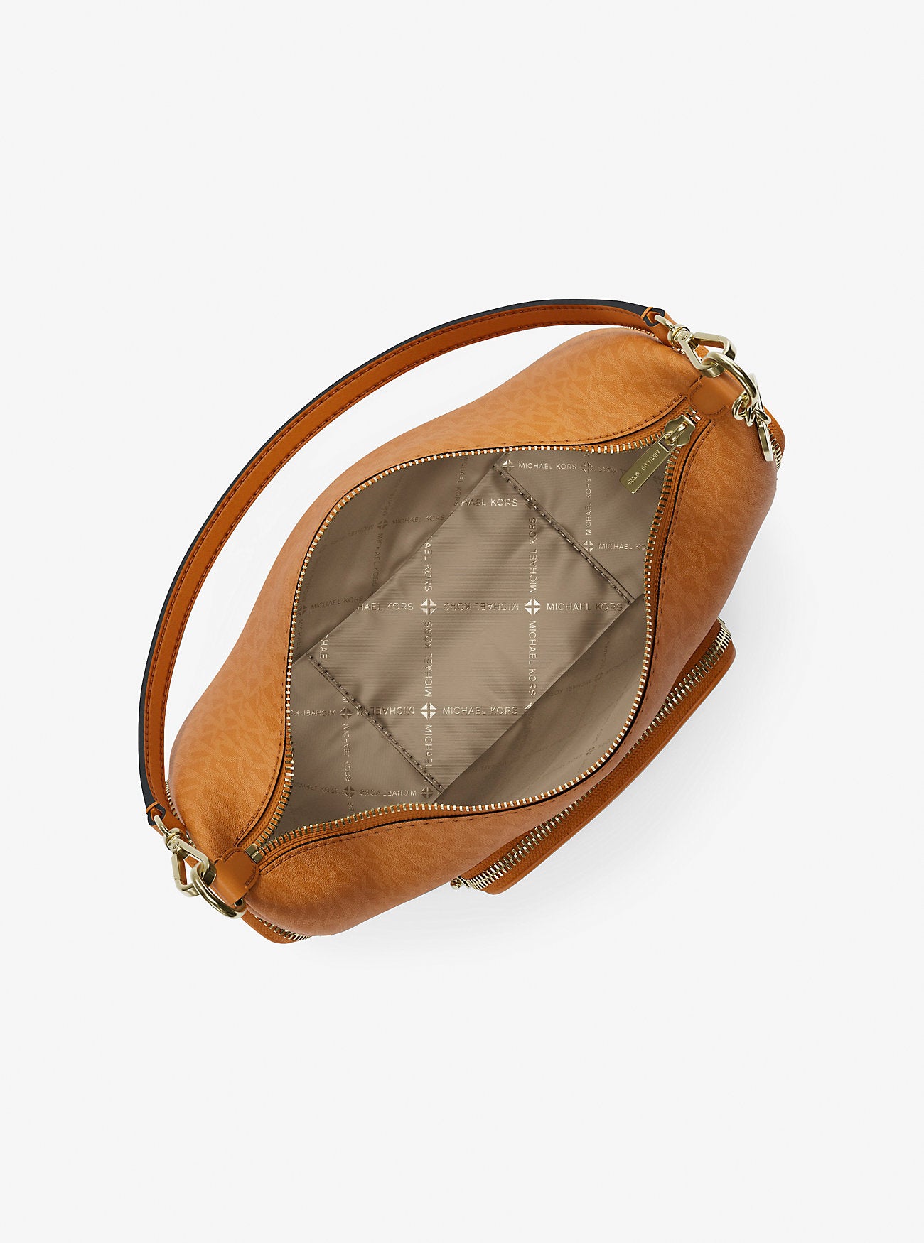 Merritt Medium Signature Logo Convertible Shoulder Bag Radiant Orange Radiant Orange