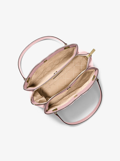 Soho Medium Quilted Tote Bag Powder Blush Powder Blush