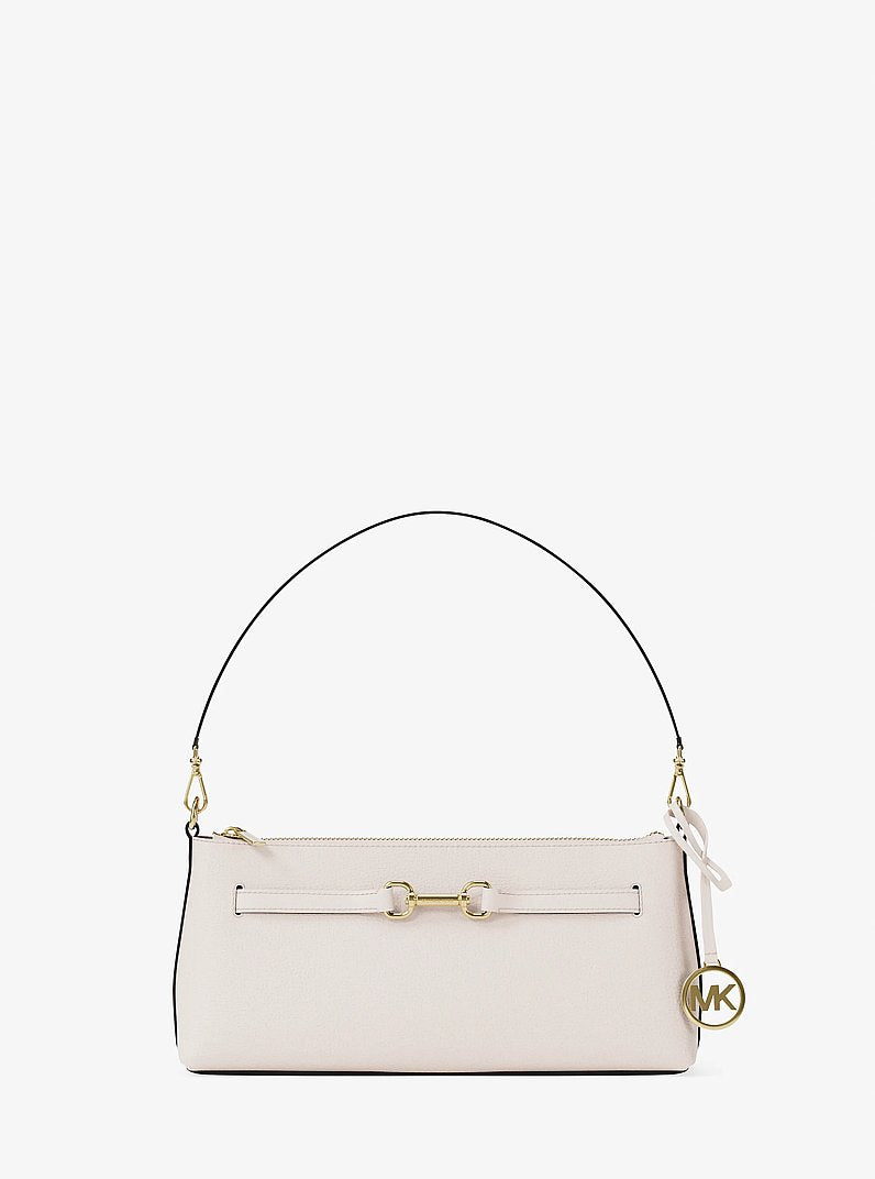 Carson Small Leather Convertible Crossbody Bag Lt Cream Lt Cream