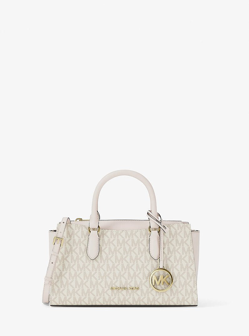 Arden Small Signature Logo Messenger Bag Lt Crm Multi Lt Crm Multi