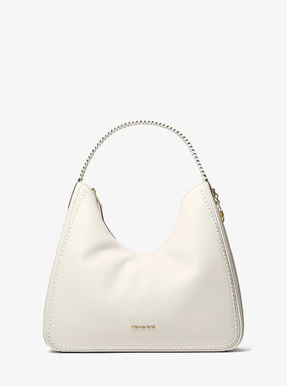 Nayla Medium Hobo Shoulder Bag Lt Cream Lt Cream
