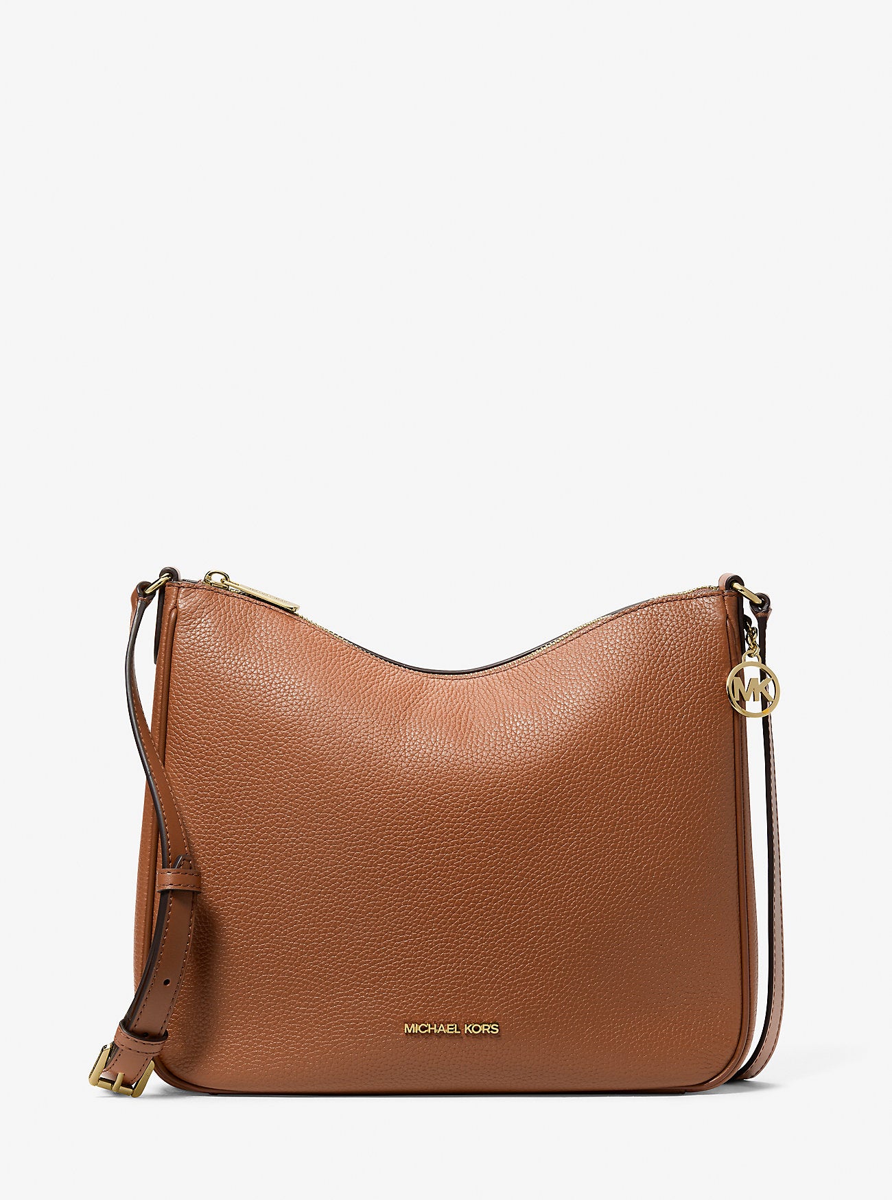 Nayla Medium Pebbled Leather Messenger Bag Luggage Luggage