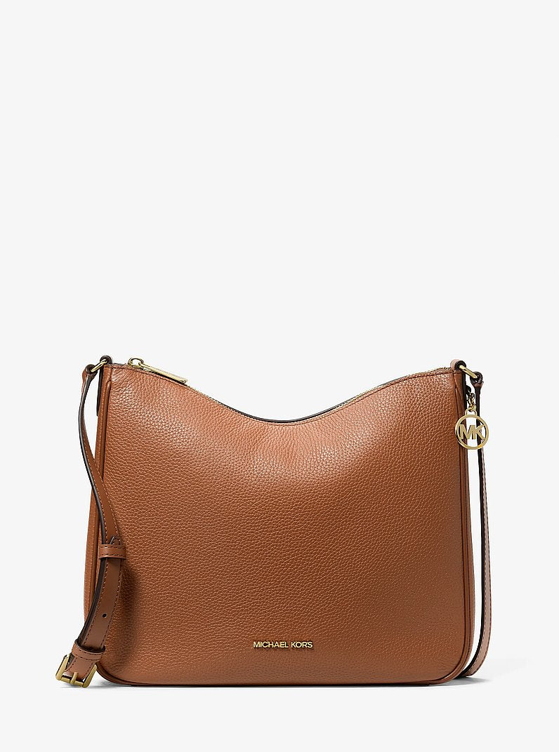 Nayla Medium Pebbled Leather Messenger Bag Luggage Luggage