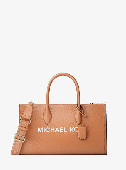 Mirella Medium Pebbled Leather Satchel Luggage Luggage