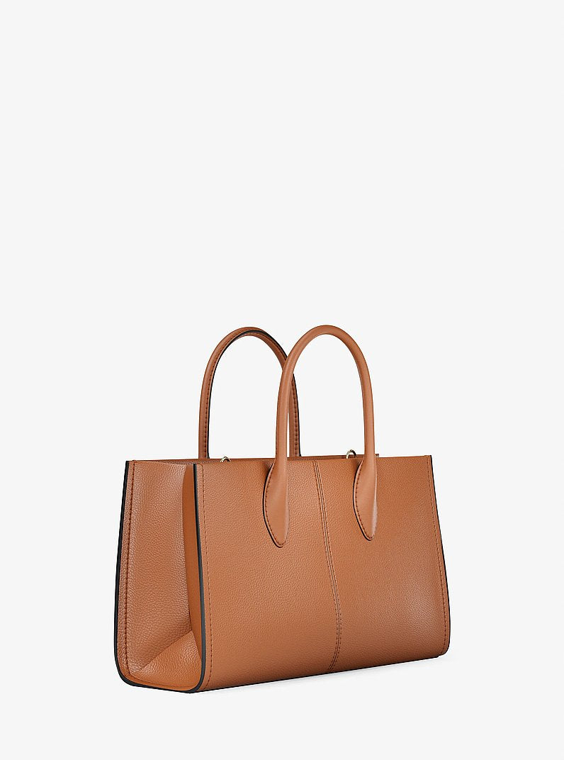 Mirella Medium Pebbled Leather Satchel Luggage Luggage