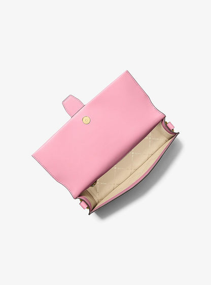 Greenwich Medium Ombre Signature Logo Convertible Shoulder Bag Carnation Carnation