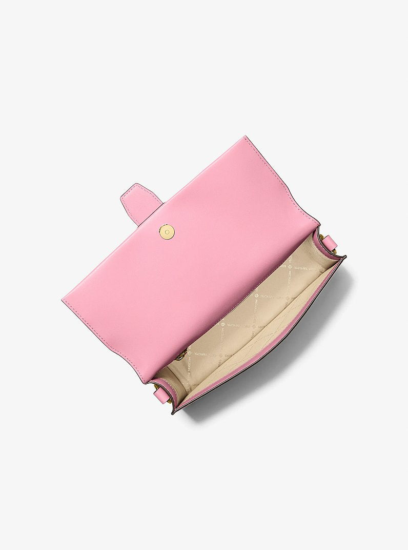 Greenwich Medium Ombre Signature Logo Convertible Shoulder Bag Carnation Carnation
