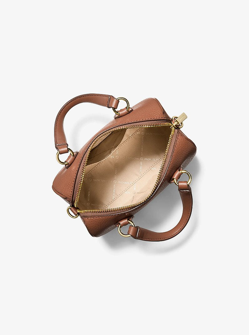 Grayson Small Pebbled Leather Duffel Crossbody Bag Luggage Luggage