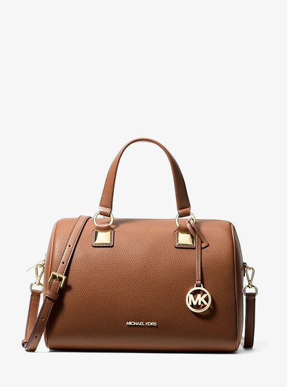 Grayson Medium Pebbled Leather Duffel Bag Luggage Luggage