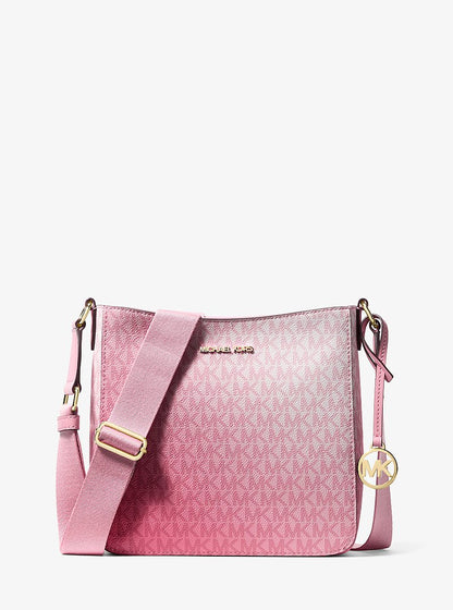 Jet Set Travel Ombre Signature Logo Crossbody Bag Carnation Carnation