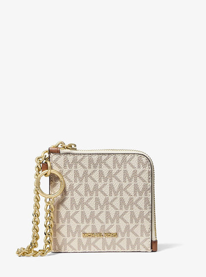 Jet Set Travel Signature Logo Chain Wallet Vanilla Vanilla