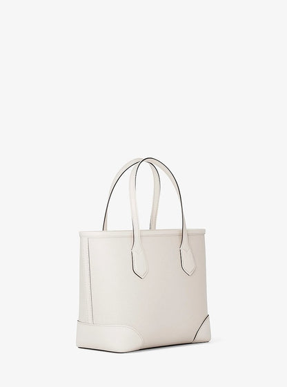 Eva Extra-Small Leather Convertible Tote Bag Lt Cream Lt Cream
