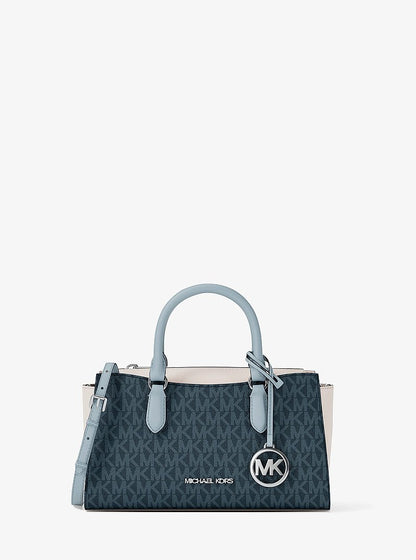Arden Small Color-Block Signature Logo Messenger Bag Admirl Multi Admirl Multi