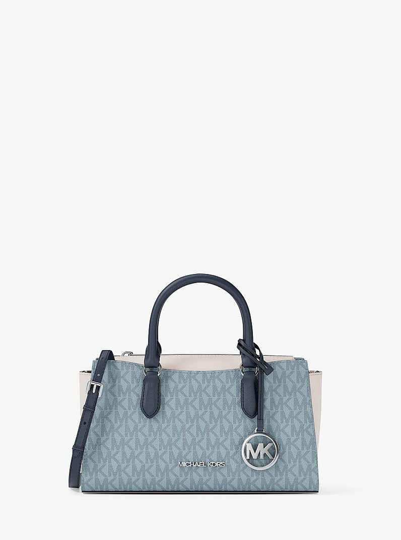 Arden Small Color-Block Signature Logo Messenger Bag Pl Ocn Mlti Pl Ocn Mlti