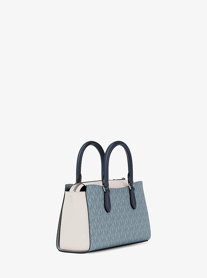 Arden Small Color-Block Signature Logo Messenger Bag Pl Ocn Mlti Pl Ocn Mlti