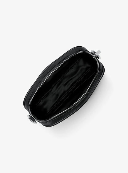Jet Set Travel Small Signature Logo Camera Crossbody Bag Black Black