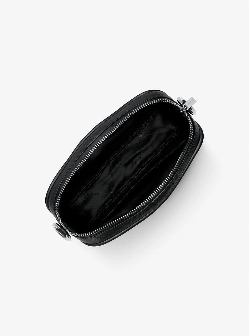 Jet Set Travel Small Signature Logo Camera Crossbody Bag Black Black