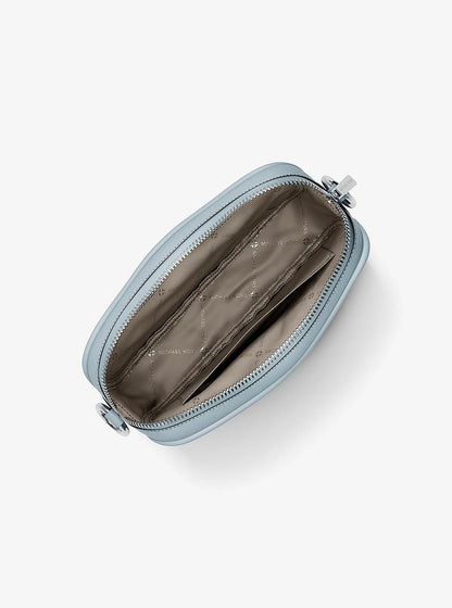 Jet Set Travel Small Signature Logo Camera Crossbody Bag Pale Ocean Pale Ocean