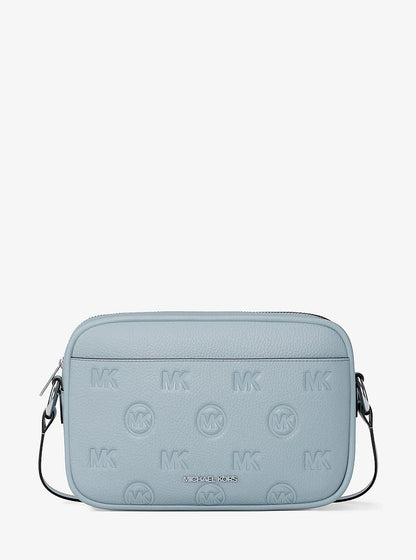 Jet Set Travel Large Logo Debossed Camera Crossbody Bag Pale Ocean Pale Ocean