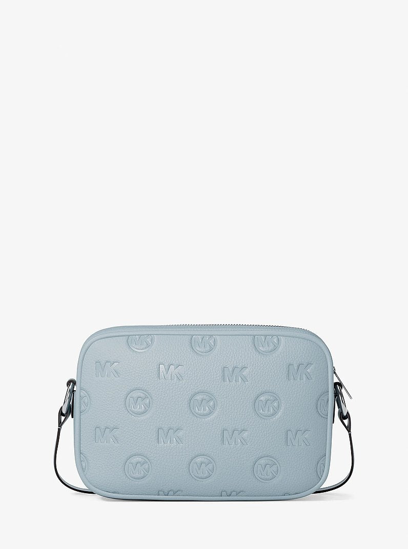 Jet Set Travel Large Logo Debossed Camera Crossbody Bag Pale Ocean Pale Ocean