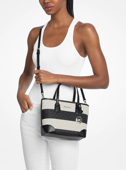 Eva Extra-Small Signature Logo Convertible Crossbody Bag Black Black
