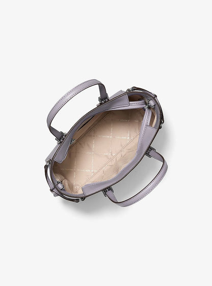 Voyager Extra-Small Pebbled Leather Convertible Crossbody Bag Lilac Lilac