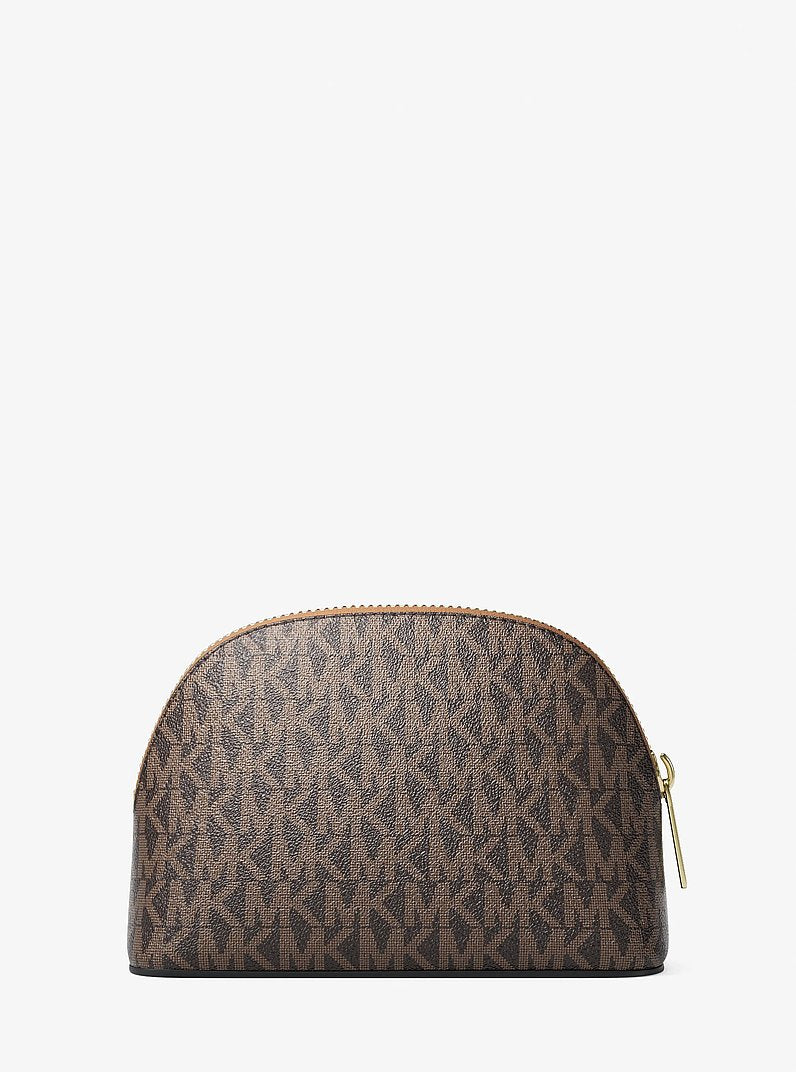 Jet Set Medium Signature Logo Travel Kit Brown Brown