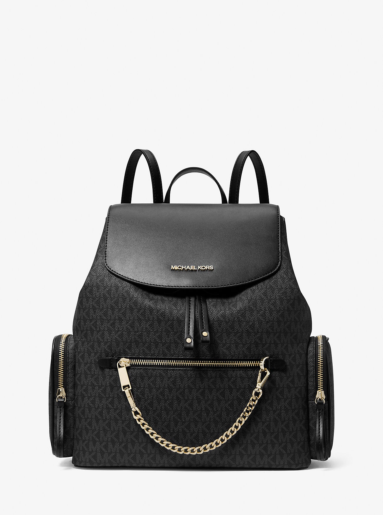Jet Set Large Logo Backpack Black Black