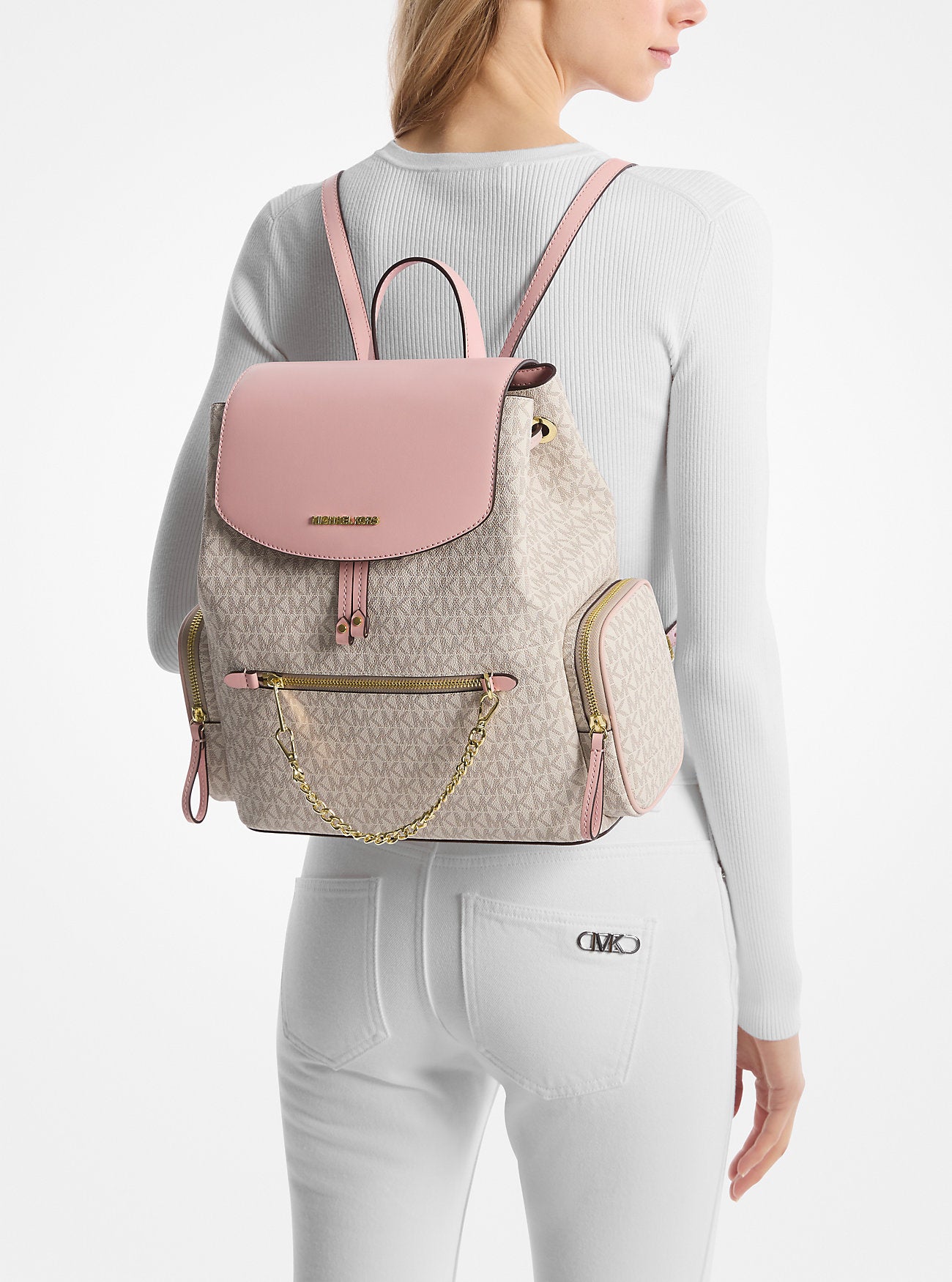 Jet Set Large Logo Backpack Pwd Blsh Mlt Pwd Blsh Mlt
