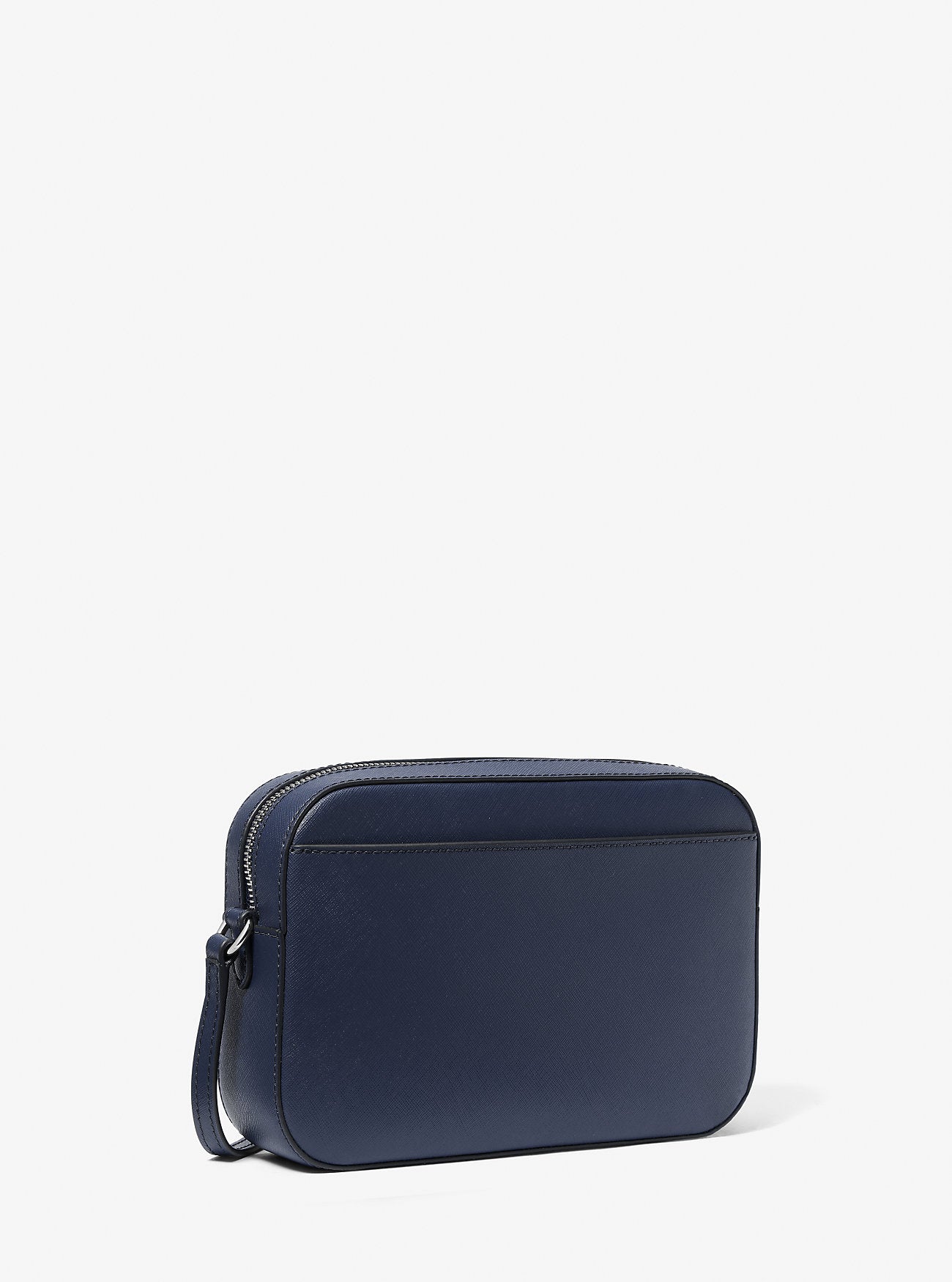 Jet Set Large Saffiano Leather Crossbody Bag Navy Navy