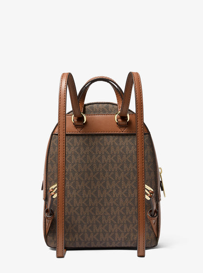 Jaycee Extra-Small Signature Logo Backpack Brown Brown