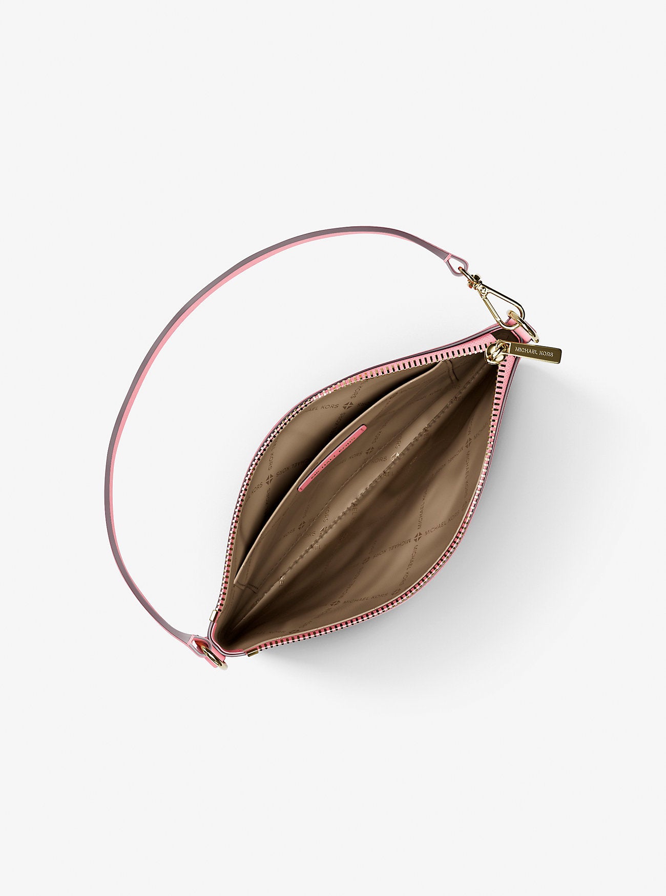 Jet Set Small Signature Logo Convertible Wristlet Carnation Carnation