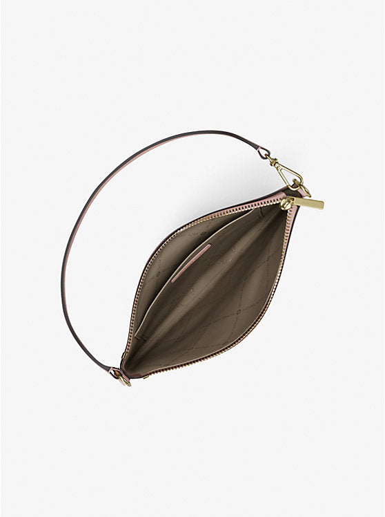 Jet Set Small Signature Logo Convertible Wristlet Powder Blush
