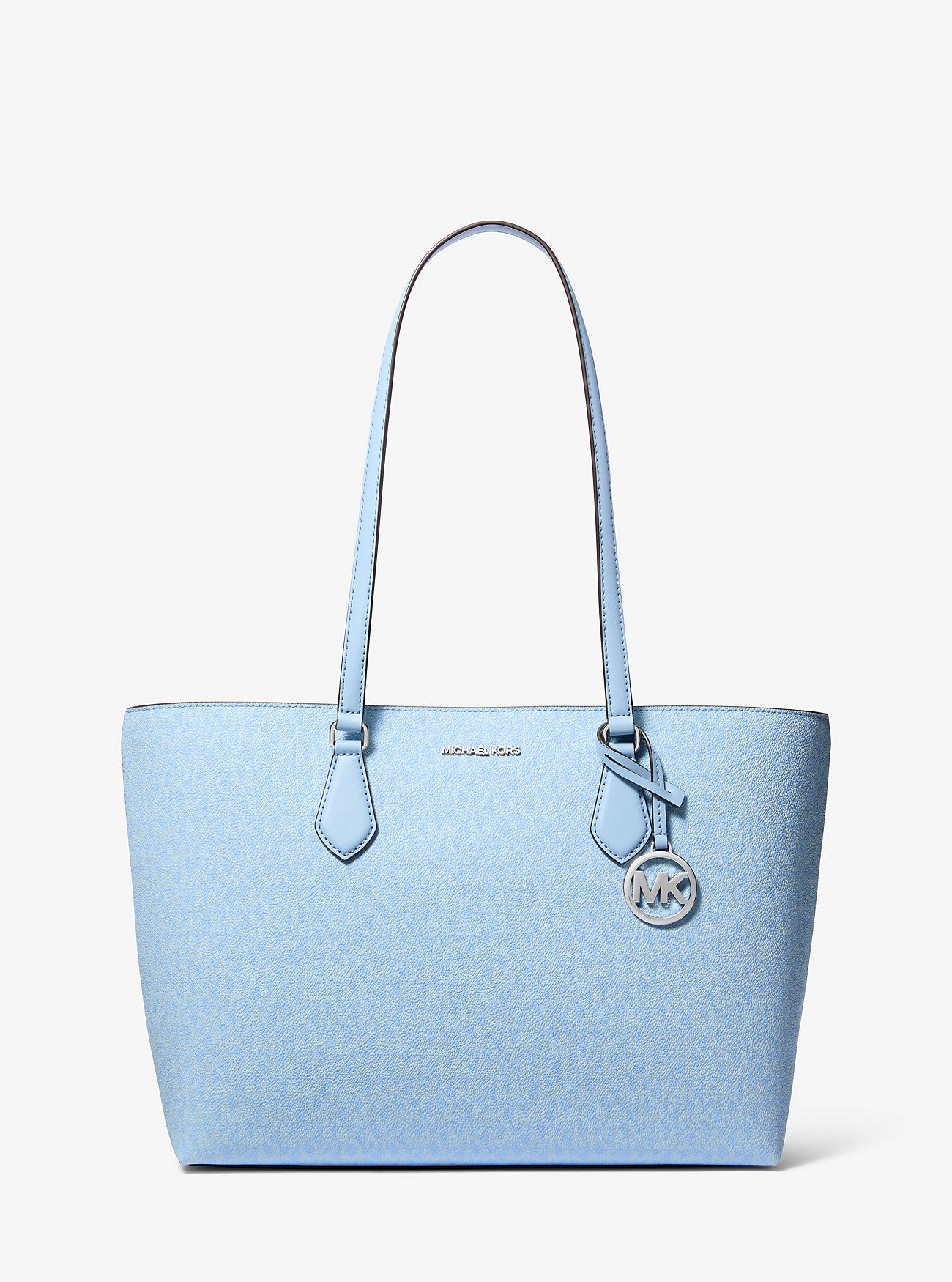 Sheila Large Signature Logo Tote Bag Light Sky Light Sky
