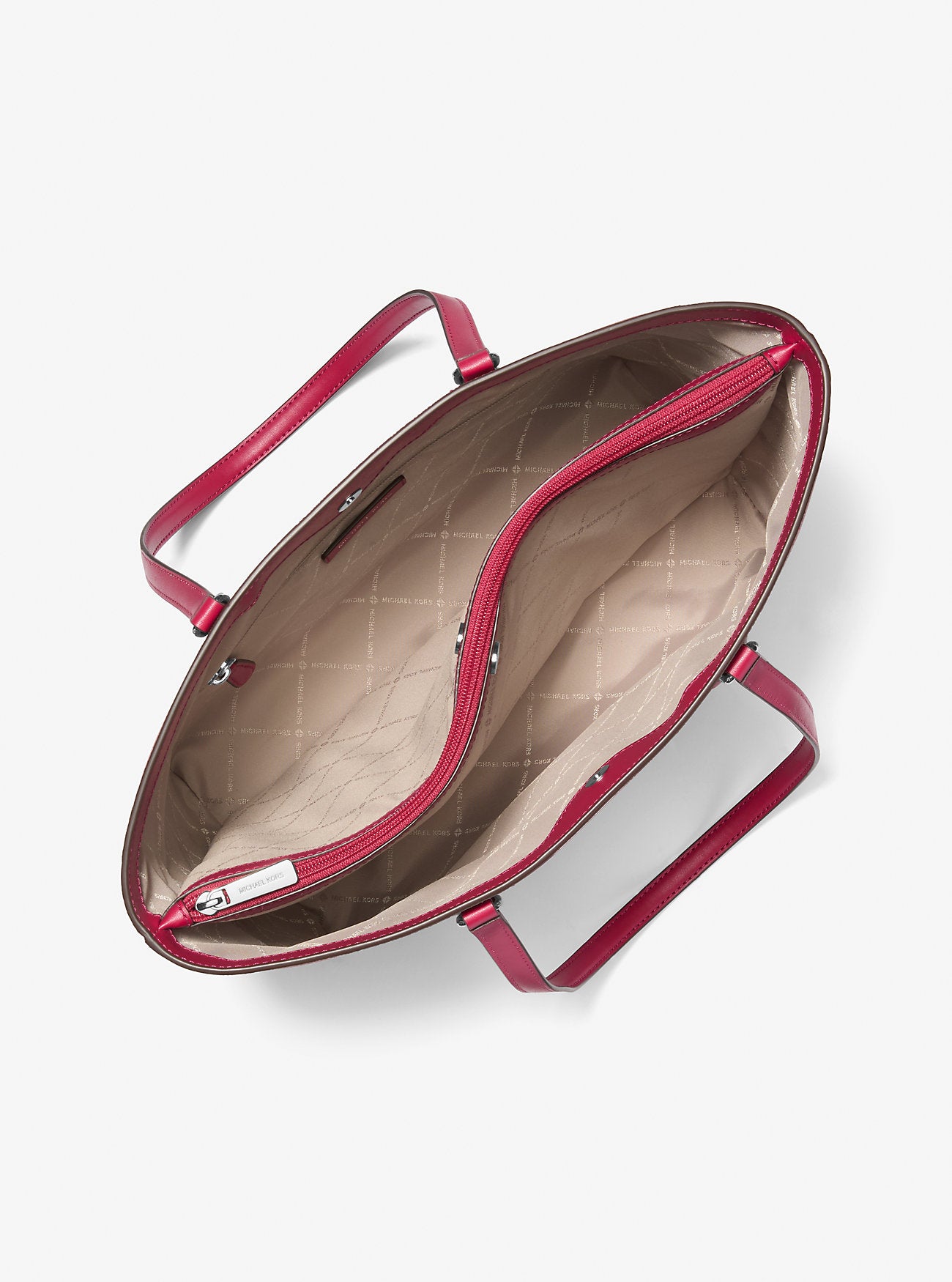 Sheila Large Signature Logo Tote Bag Dk Raspberry Dk Raspberry