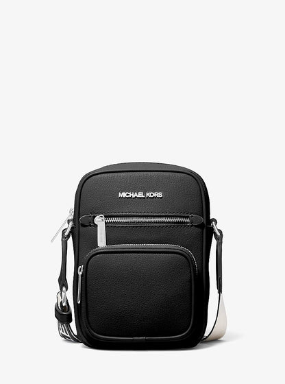 Jet Set Medium Leather Crossbody Bag Black Black