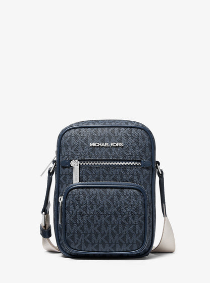 Jet Set Medium Signature Logo Crossbody Bag Admiral Admiral