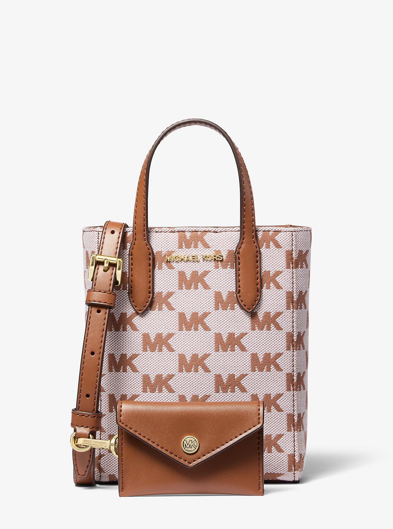 Vincent Extra-Small Logo Jacquard Crossbody Bag With Card Case Luggage Luggage