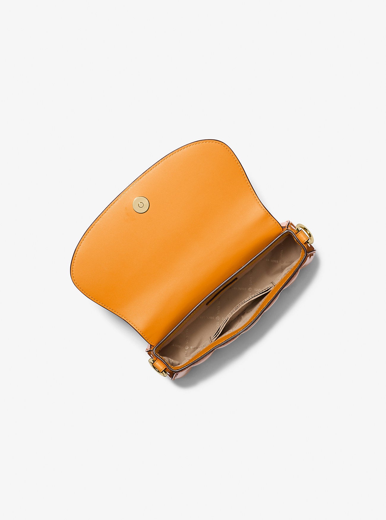 Mila Small Patent Convertible Crossbody Bag Pop Orange Pop Orange