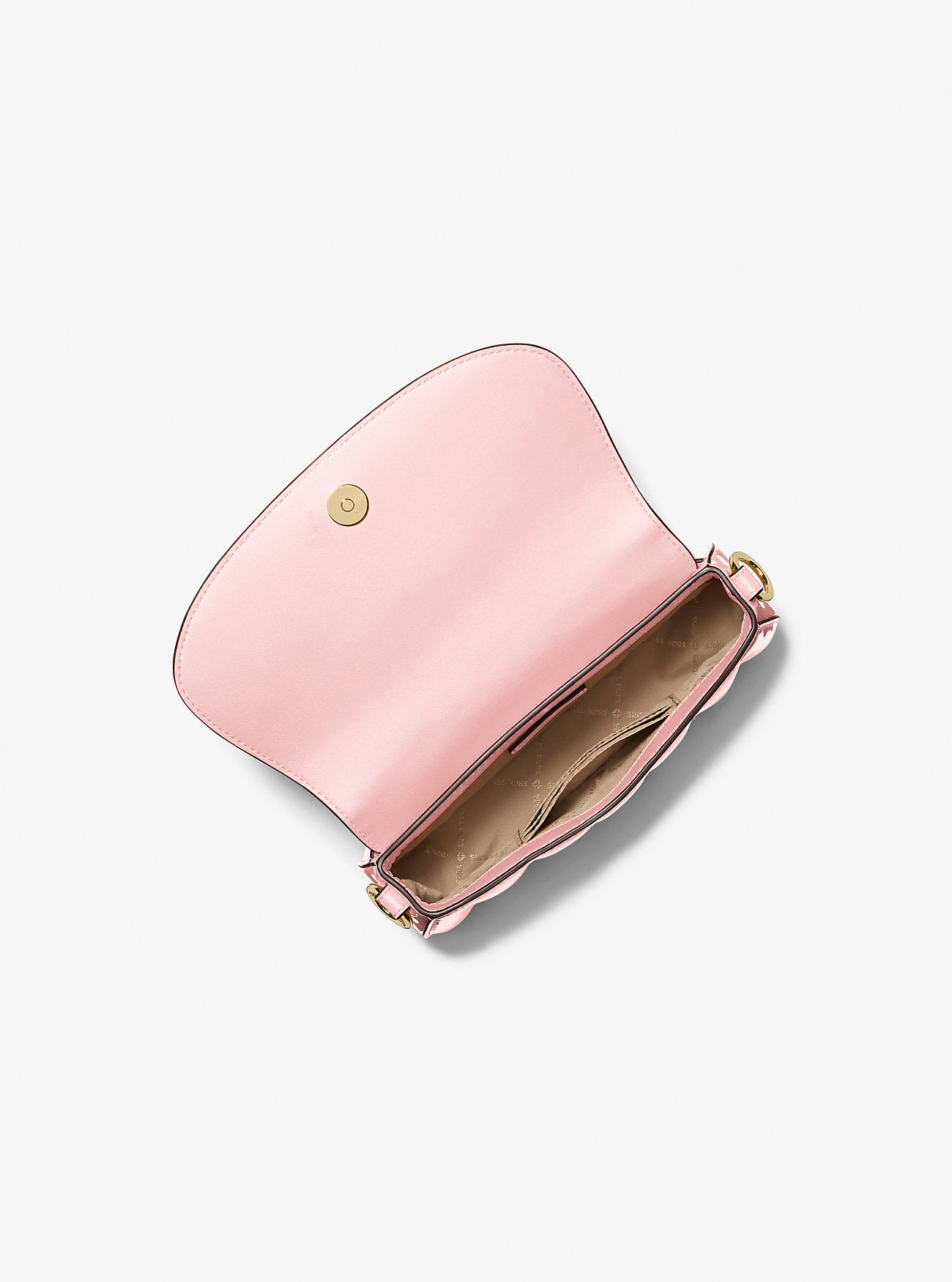 Mila Small Patent Convertible Crossbody Bag Powder Blush Powder Blush