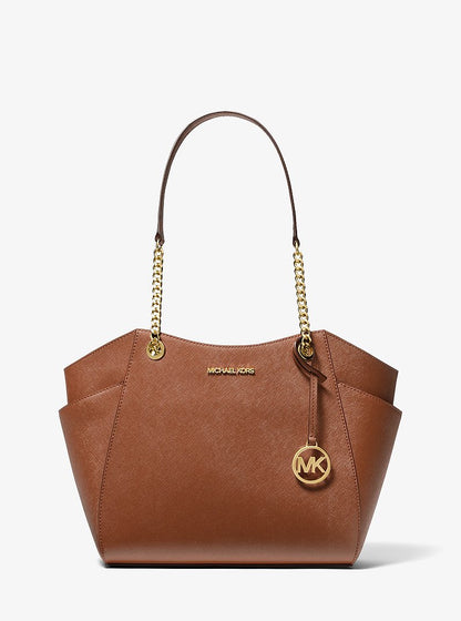 Jet Set Large Saffiano Leather Shoulder Bag Luggage Luggage