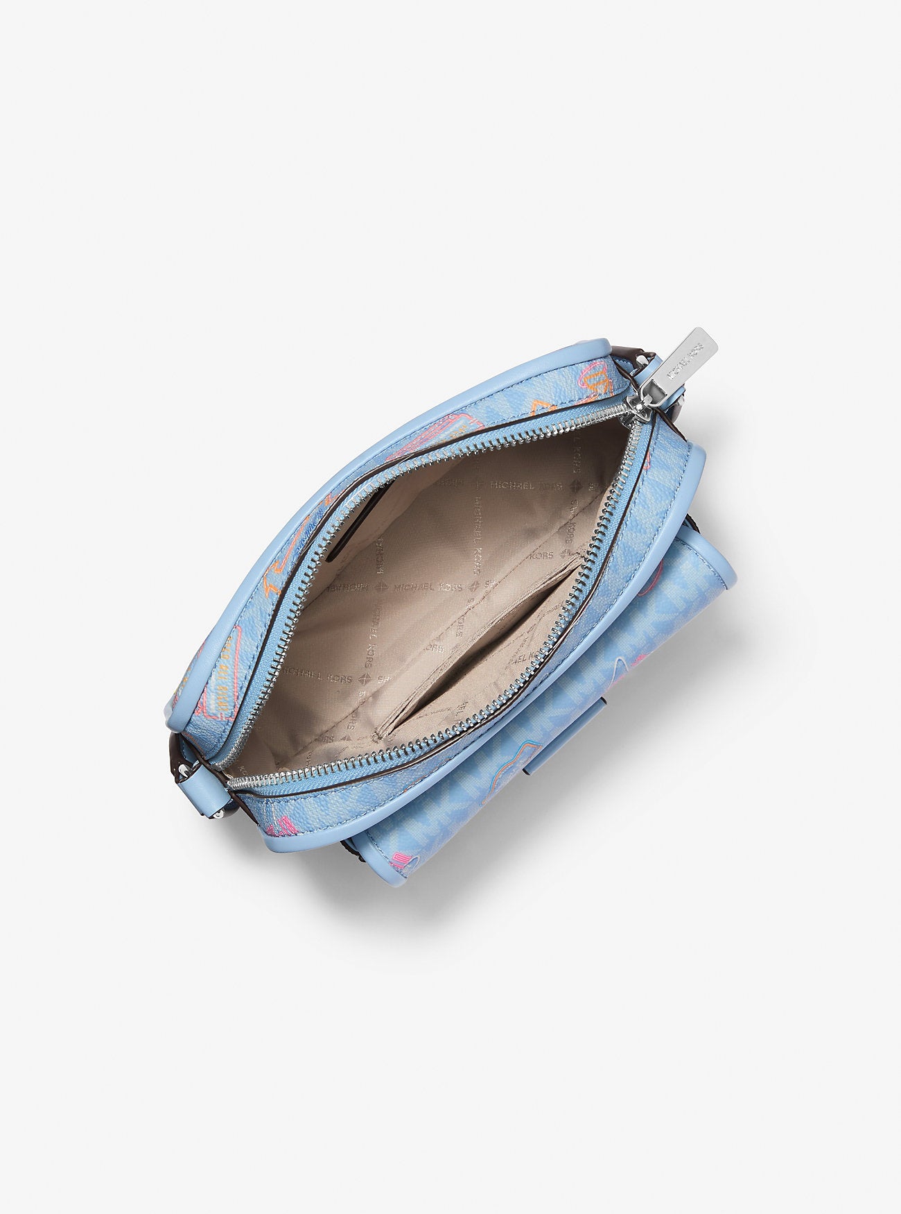 Bradshaw Extra-Small Embellished Signature Logo Camera Crossbody Bag Light Sky Light Sky