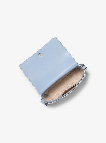 Vincent Small Logo Jacquard Crossbody Bag with Card Case Light Sky Light Sky