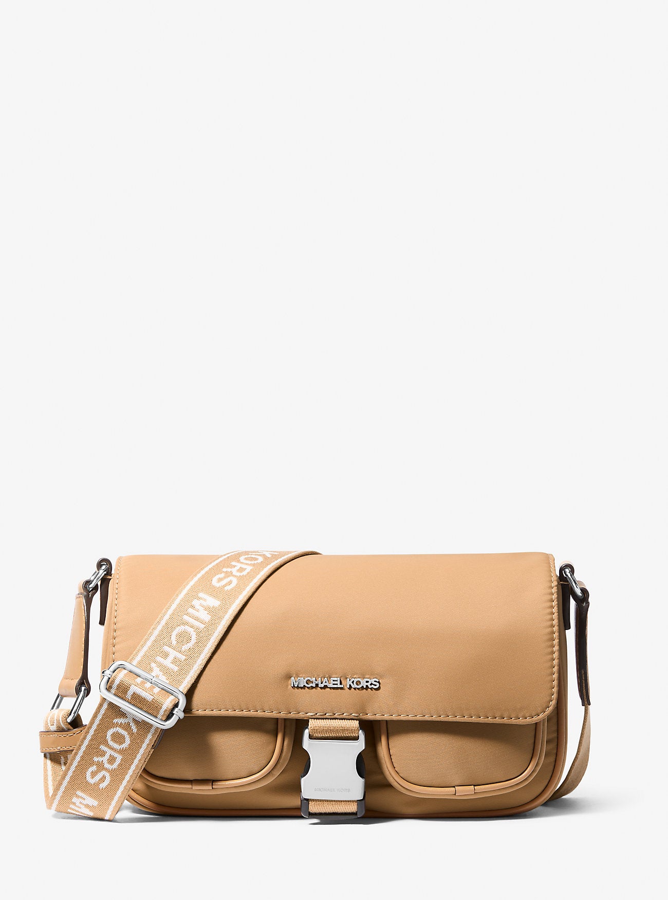 Khai Medium Nylon Messenger Bag Peanut Peanut