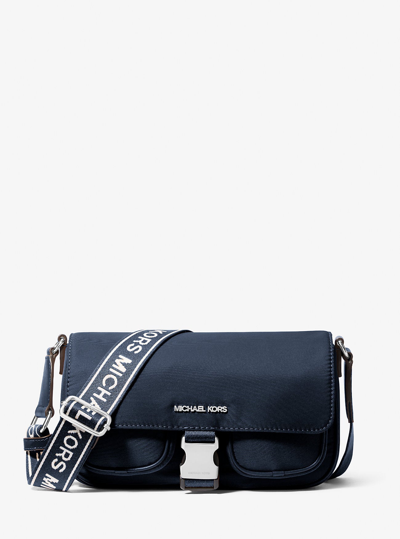 Khai Medium Nylon Messenger Bag Navy Navy