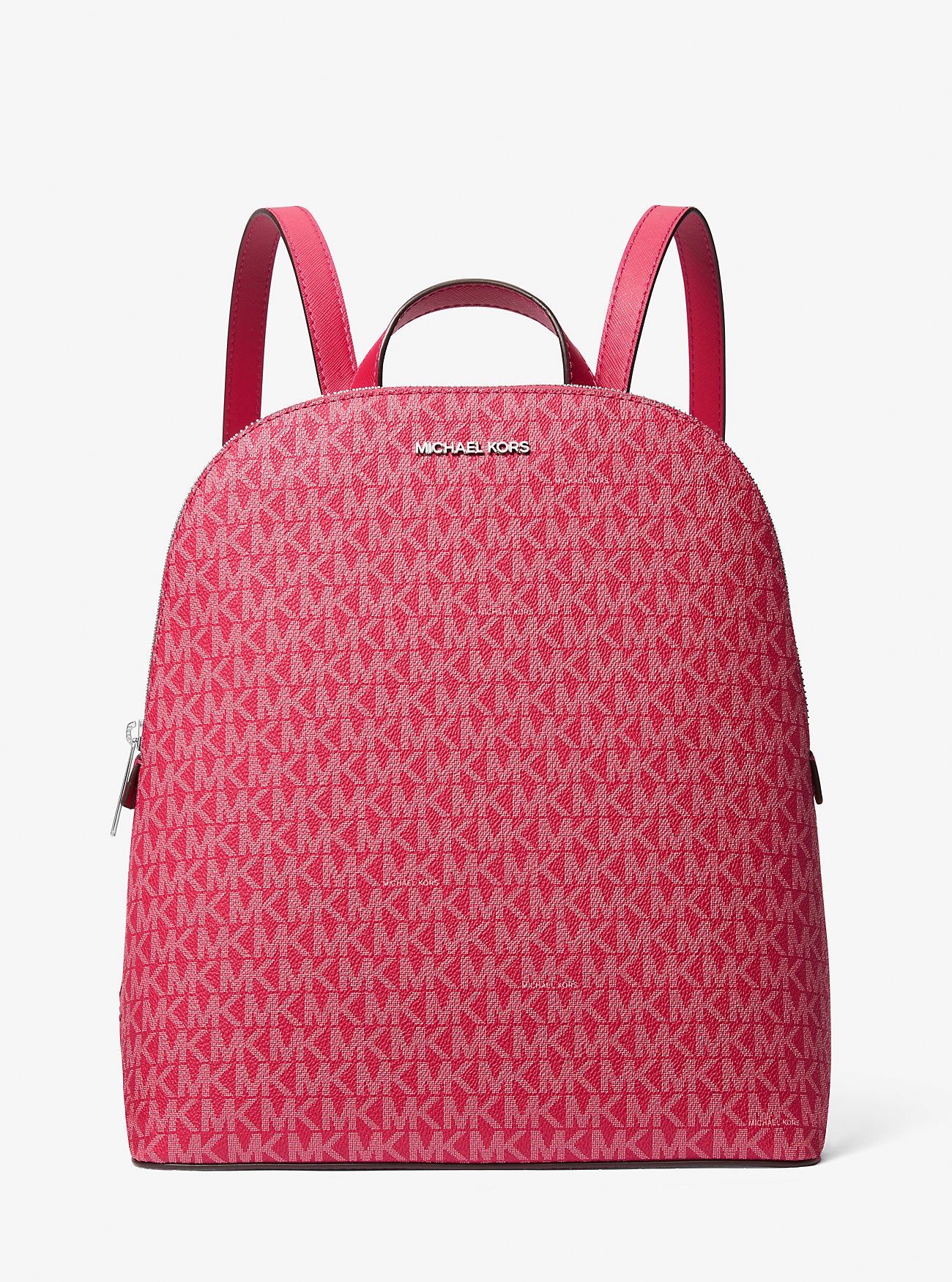 Cindy Large Signature Logo Backpack Dk Raspberry Dk Raspberry