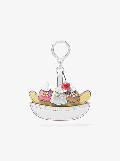 Banana Split Bag Charm Optic White Optic White